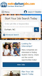 Mobile Screenshot of metrodurhamjobs.com